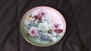 Poppy Pastorale By Lena Liu Limited Edition Collectible Art Fine China 8.5in - Picture 1 of 13