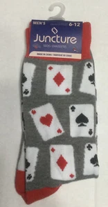 Mens Novelty Socks 6-12 Sports Poker Card Play Game Dad Fathers Day Gift NEW 14 - Picture 1 of 2