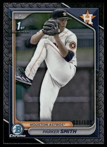 2024 Bowman Draft PARKER SMITH CHROME BLACK REFRACTOR 21/100 #BDC-186 - Picture 1 of 2