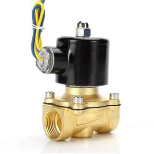 Beduan Brass Electric Solenoid Valve, 1/2" 12V Air Valve Normally Colsed for ... - Picture 1 of 2