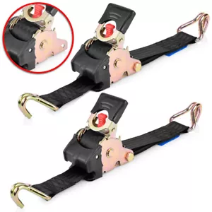 2 Stück Spanngurt mit Aufrollautomatik Ratsche Zurrgurt auch zur Festmontage - Bild 1 von 10