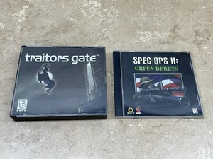 2 PC GAME LOT: Special Ops 2: Green Berets & Traitors Gate Complete! CIB - Picture 1 of 14