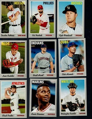 2019 TOPPS HERITAGE BASEBALL  251-500  YOU PICK BUY MORE SAVE MORE - Image 1 of 4