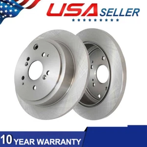 Pair 313mm Rear Brake Rotors for 2003 -2006 Honda Pilot Acura MDX - Picture 1 of 9