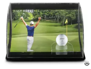 Billy Horschel display curvo autografato ""Impeccabile percorso verso la vittoria"" 8"" x 10"" ADU - Foto 1 di 3