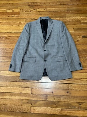 Chaqueta Blazer Marc Anthony Para Hombre Talla 42R Gris Lana a Cuadros 2 Botones Abrigo Deportivo Foto 1 de 4