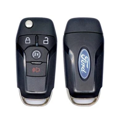 LIKE NEW OEM FORD F250 F350 F450 F550 FLIP KEY KEYLESS REMOTE FOB 164-R8134 - Image 1 of 4