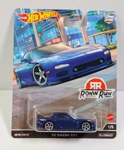 HOT WHEELS 2022 CAR CULTURE RONIN RUN 1/5 95 MAZDA RX7 Premium. Real Riders - Picture 1 of 6