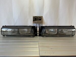 JDM NISSAN SILVIA S13 Genuine (Square Type) Headlights OEM Very Rare From Japan