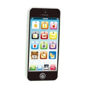 Learning Smart Phone Toy Black Music Lullaby Song Touch Screen USB Recharable  - Picture 1 of 7