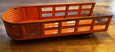 Vintage 1950's Structo Overland Freight Lines Pressed Steel Tractor-Trailer - Image 1 of 4