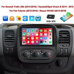32G Für Renault Trafic Opel Vivaro Android 14 Autoradio Carplay GPS Navi RDS DAB - Bild 1 von 13