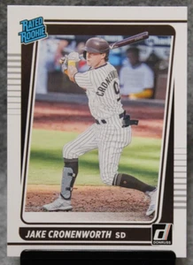 2021 Donruss Jake Cronenworth Rated Rookie #62 Padres - Bild 1 von 2