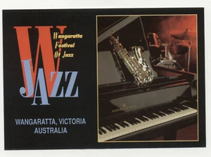 Wangaratta Victoria Australia Festival of Jazz Unused Postcard #2 - Picture 1 of 2