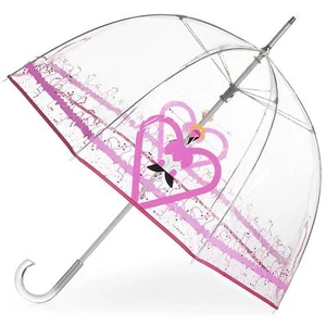 Charles/Charley Harper totes-Isotoner Bubble Umbrella Flamingos - Picture 1 of 2