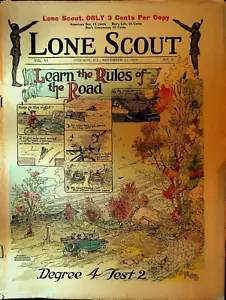 Lone Scout Magazine November 11 1916 Fajardo Puerto Rico Baltimore Oriole - Imagen 1 de 3