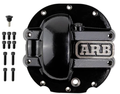 Capa diferencial ARB 0750006B preta revestida a pó compatível com eixos Ford 8,8" (NOVO) - Imagem 1 de 2