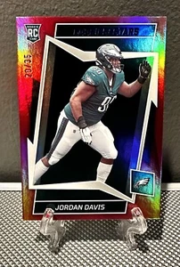 2022 Rookies & Stars JORDAN DAVIS #/35 SSP Rookie Red RC🔥Philadelphia Eagles - Picture 1 of 2