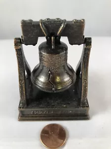 Vintage Metall Mini Liberty Bell Bleistiftspitzer Play Me Made in Spain NEU! - Bild 1 von 12