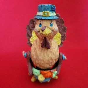 Thanksgiving Turkey Figurine Autumn Fall Harvest Table Top Home Decor - Picture 1 of 12