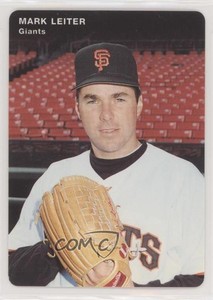 1995 Mother's Cookies San Francisco Giants Stadium Giveaway Mark Leiter #11
