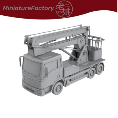 SSMODEL 1:160 N Scale Construction Equipment Tow Truck Railroads Scenery - Image 1 of 3