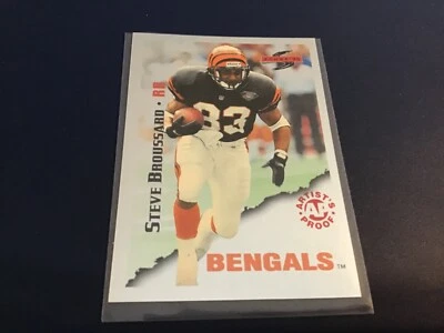 1995 Score Red Siege Artist's Proof Steve Broussard #58 Bengals  - Image 1 of 2