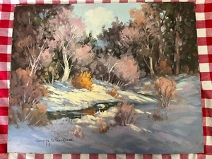 Listed Texas Artist - Original Painting Loveta Strickland born 1924 - Picture 1 of 4