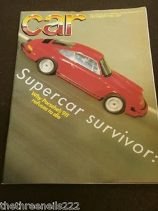 CAR MAGAZINE - PORSCHE 911 - DEC 1980 - Imagen 1 de 1