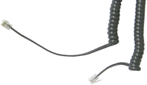 Cisco 25' Ft Feet Charcoal Gray 7960 7961 7962 7965 IP Phone Handset Coil Cord - Image 1 of 1