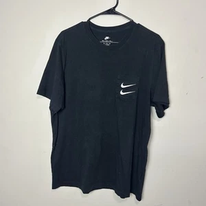 Men's The Nike Tee Embroidered Double Swoosh Pocket Sz XL - Picture 1 of 3