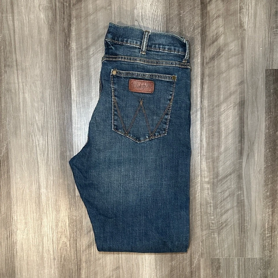 Jeans rectos ajustados retro Wrangler - 36x34 Foto 1 de 4