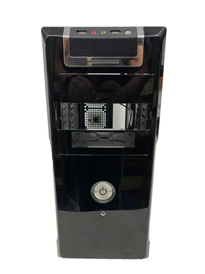 🖥️ Case ATX Nero Argento ⚙️ Vuoto – Ottime Condizioni | 2 USB Frontali ✅ - Immagine 1 di 4