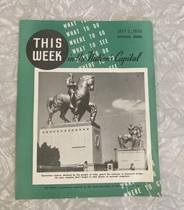 Vintage This Week In The Nations Capital Magazine July 5, 1953 - Picture 1 of 6