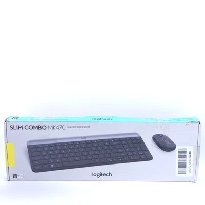 Logitech MK470 Slim Wireless Keyboard & Mouse Combo - Black  NEW, No Batteries - Image 1 of 4