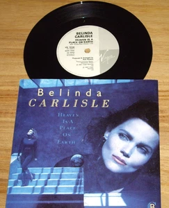 BELINDA CARLISLE *OZ 7" 45 ' HEAVEN IS A PLACE ON EARTH ' 1987 VGC - Picture 1 of 2