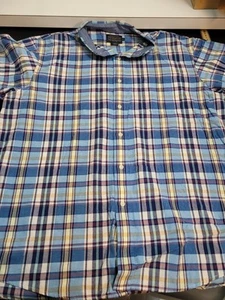 Pendleton Mens Short Sleeve Plaid XL SS Casual Shirt - Picture 1 of 6