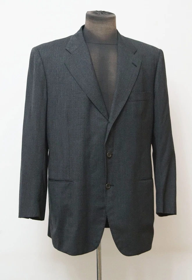KITON grey wool men blazer jacket size 52 - Image 1 of 4