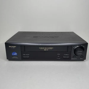 Sharp VC-H982U VCR VHS Player, 4-Head 19 Micron 4-Heads Hi-Fi Stereo - Picture 1 of 11