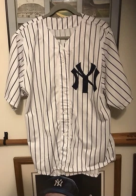 Camiseta autografiada por Todd Frazier de los Yankees de Nueva York Beckett certificado de autenticidad Foto 1 de 3