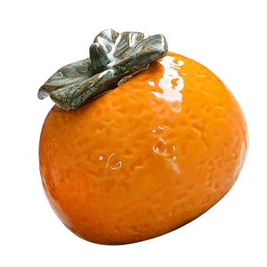 Ceramic Orange Ornaments Fruit Style Canisters Ceramics Storage Jar - Picture 1 of 12