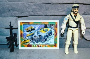 1985 Gijoe Cobra Snow Cat Driver ( Frostbite ) 100% Complete W/ Action Card ! - Picture 1 of 2
