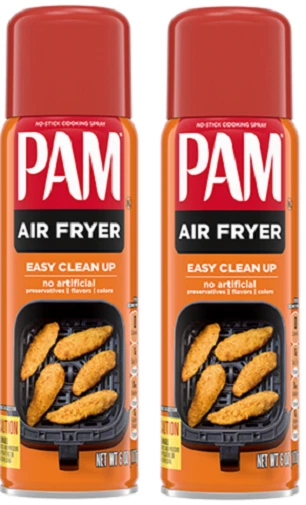 Pam Air Fryer Cooking Spray 2 Pack -