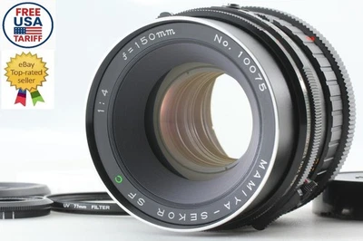 [MINT] Mamiya Sekor SF C 150mm f/4 Lens w/ Focus Disk for RB67 S SD From JAPAN - Image 1 of 4