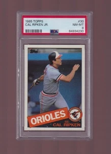 1985 Topps #30 Cal Ripken jr PSA 8 nm-mt - Picture 1 of 1