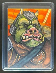 2023 Topps Star Wars Masterwork Hand Drawn Artist Sketch Card #1/1 - Picture 1 of 2