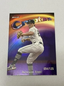 2025 Topps Finest Creators Purple Refractor Rookie Jackson Jobe RC /125 - Foto 1 di 2