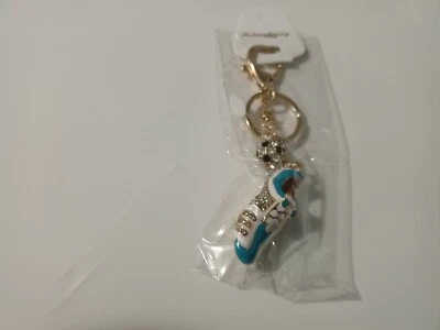 Golden Soccer Cleat Key Chain Blue - Image 1 of 4
