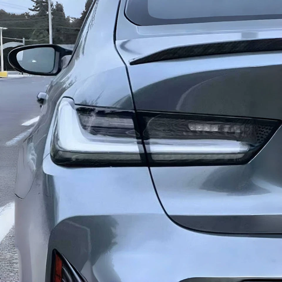 Luz trasera LED transparente para BMW Serie 3 G20 G28 G80 330i 2019-2025 lámpara trasera izquierda+derecha Foto 1 de 4