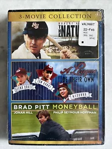 The Natural / a League of Their Own / Moneyball (DVD) Baseball New Sealed OOP - Picture 1 of 3